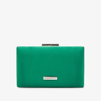 Elegant Bag Green Saten